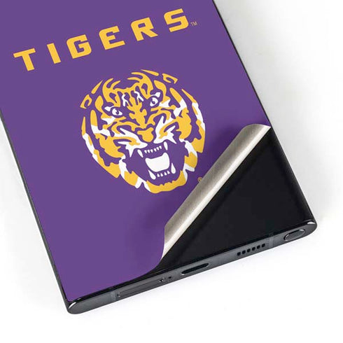 LSU Tigers Purple Galaxy S25 Ultra Skin