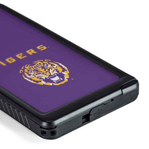 LSU Tigers Purple Galaxy S24 Ultra Waterproof Case