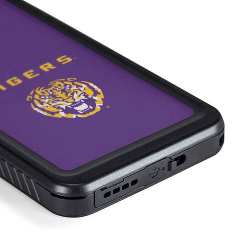 LSU Tigers Purple Galaxy S24 Waterproof Case