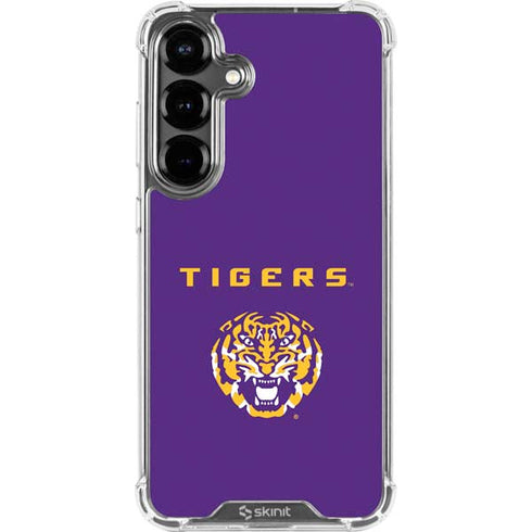 LSU Tigers Purple Galaxy S26 Plus Clear Case