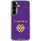 LSU Tigers Purple Galaxy S26 Plus Clear Case