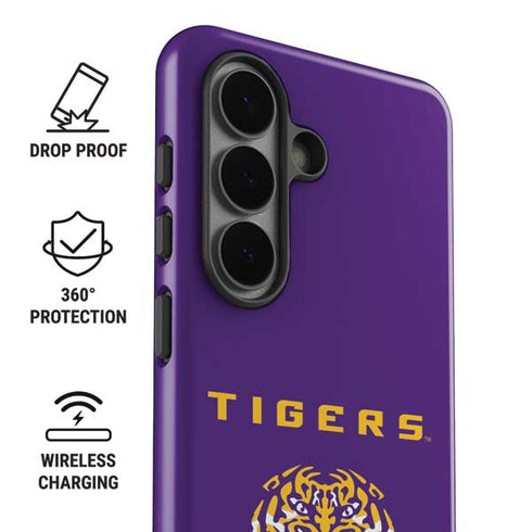 LSU Tigers Purple Galaxy S26 Plus Impact Case