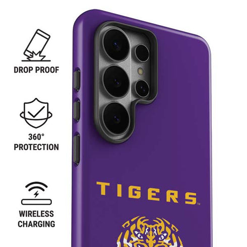 LSU Tigers Purple Galaxy S26 Ultra Impact Case