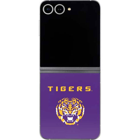 LSU Tigers Purple Galaxy Z Flip6 Skin