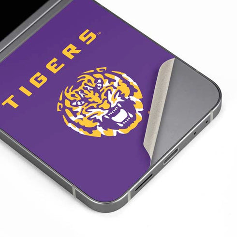 LSU Tigers Purple Galaxy Z Flip6 Skin