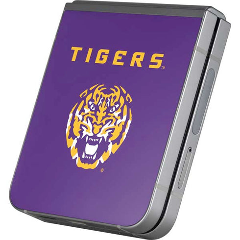 LSU Tigers Purple Galaxy Z Flip6 Skin