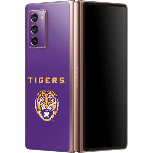 Louisiana State University - LSU Tigers Purple Galaxy Z Fold2 5G Skin