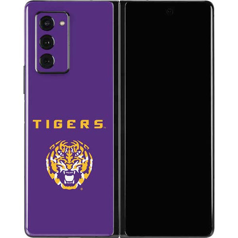 Louisiana State University - LSU Tigers Purple Galaxy Z Fold2 5G Skin