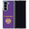 Louisiana State University - LSU Tigers Purple Galaxy Z Fold5 5G Clear Case