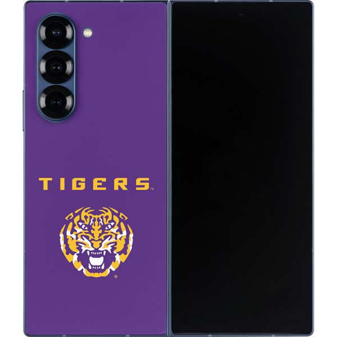 LSU Tigers Purple Galaxy Z Fold6 Skin
