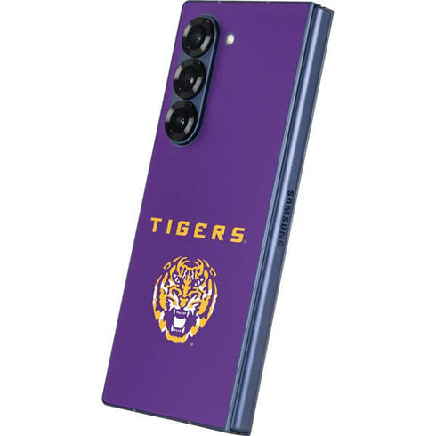 LSU Tigers Purple Galaxy Z Fold6 Skin