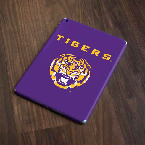 LSU Tigers Purple Apple iPad Skin