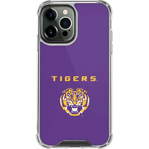 Louisiana State University - LSU Tigers Purple iPhone 14 Pro Max Clear Case