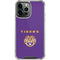 Louisiana State University - LSU Tigers Purple iPhone 14 Pro Max Clear Case