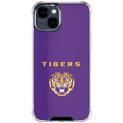 Louisiana State University - LSU Tigers Purple iPhone 15 Clear Case