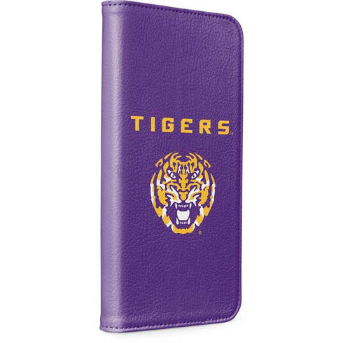 LSU Tigers Purple iPhone 15 Plus Folio Case