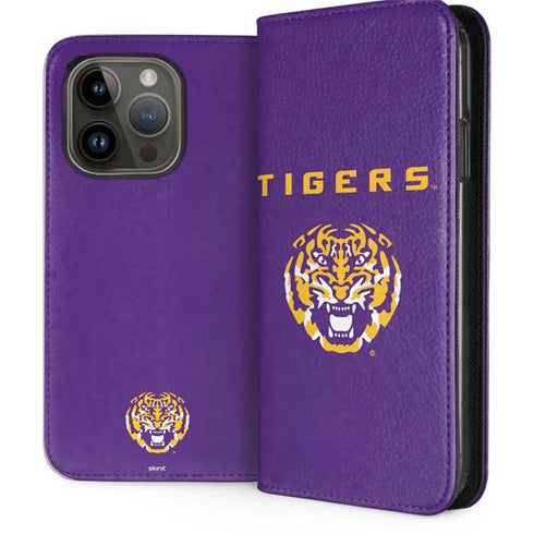 LSU Tigers Purple iPhone 15 Pro Folio Case