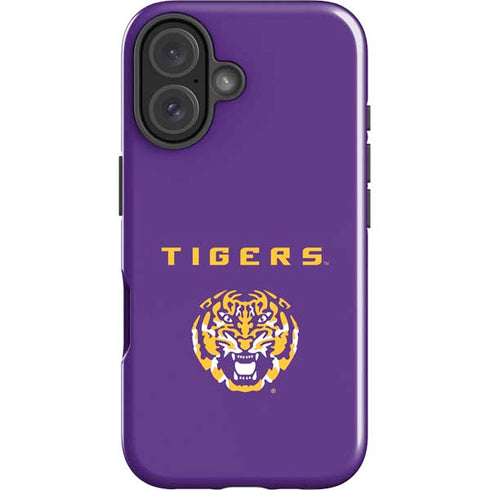 LSU Tigers Purple iPhone 16 Plus Impact Case