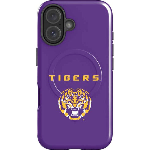 LSU Tigers Purple iPhone 16 Plus Magsafe Impact Case