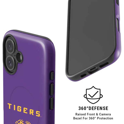 LSU Tigers Purple iPhone 16 Plus Magsafe Impact Case