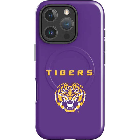 LSU Tigers Purple iPhone 16 Pro Magsafe Impact Case