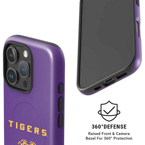 LSU Tigers Purple iPhone 16 Pro Magsafe Impact Case