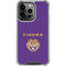 LSU Tigers Purple iPhone 16 Pro Max Clear Case