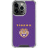 LSU Tigers Purple iPhone 16 Pro Max Clear Case