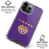 LSU Tigers Purple iPhone 16 Pro Max Clear Case