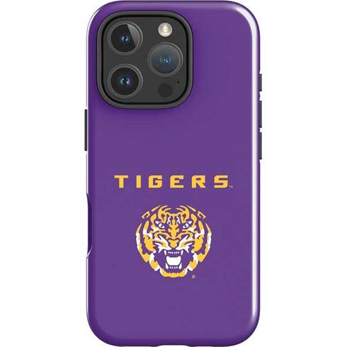 LSU Tigers Purple iPhone 16 Pro Max Impact Case