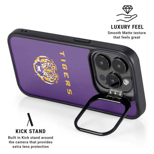LSU Tigers Purple iPhone 16 Pro Max Kickstand Case