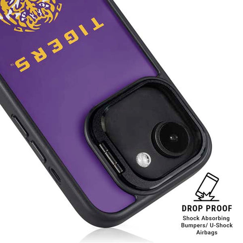 LSU Tigers Purple iPhone 16e Kickstand Case