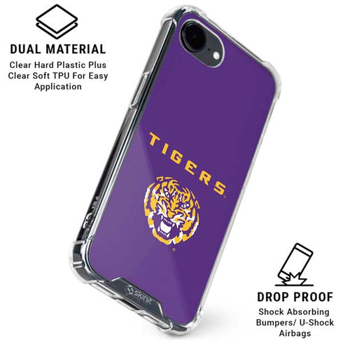 LSU Tigers Purple iPhone 16e Clear Case