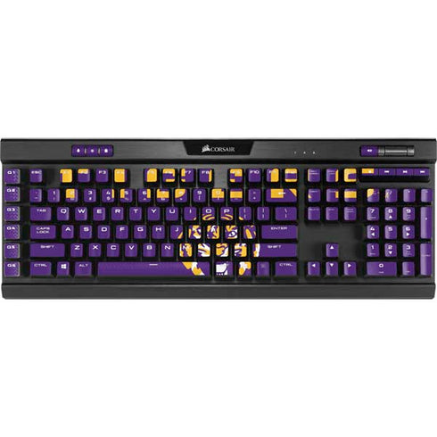 Louisiana State University - LSU Tigers Purple K95 RGB PLATINUM Mechanical Gaming Keyboard Skin