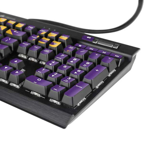 Louisiana State University - LSU Tigers Purple K95 RGB PLATINUM Mechanical Gaming Keyboard Skin