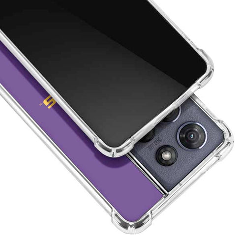 LSU Tigers Purple Moto G Play 5G (2025) Clear Case