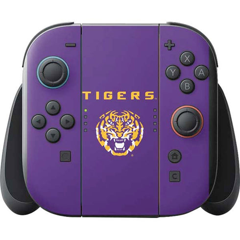 LSU Tigers Purple Nintendo Switch 2 (2025) with Joy-Con Skin