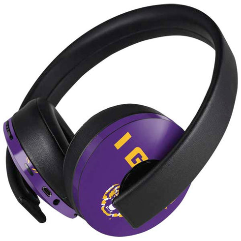 Louisiana State University - LSU Tigers Purple PlayStation 4 Gold Wireless Headset Skin