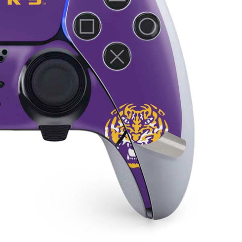 Louisiana State University - LSU Tigers Purple PS5 DualSense Edge Pro Controller Skin