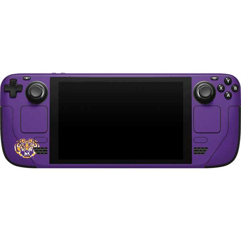 Louisiana State University - LSU Tigers Purple Steam Deck Handheld Gaming Computer Skin