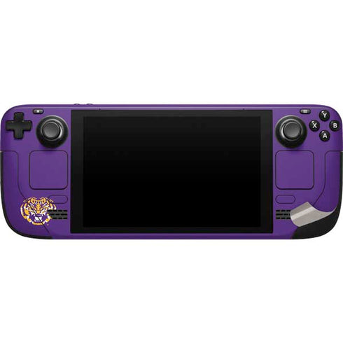 Louisiana State University - LSU Tigers Purple Steam Deck Handheld Gaming Computer Skin