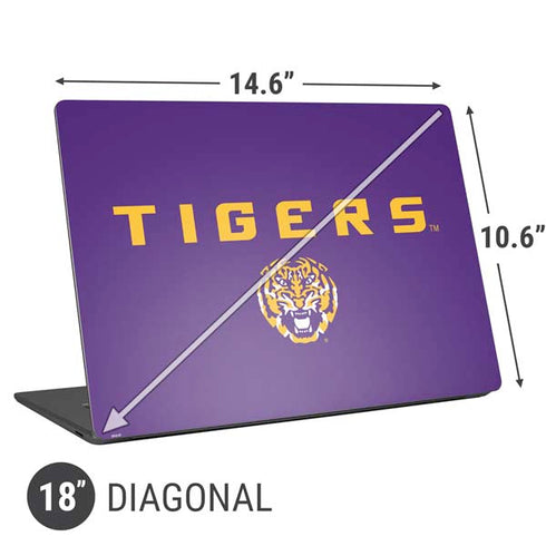 Louisiana State University - LSU Tigers Purple Universal Laptop 18in (14.6 x 10.6in) Skin