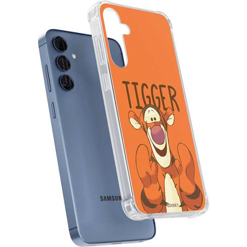 Disney Winnie the Pooh Tigget Portrait Galaxy A35 5G Clear Case