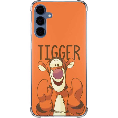 Disney Winnie the Pooh Tigget Portrait Galaxy A55 5G Clear Case