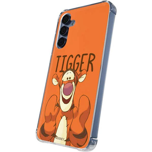 Disney Winnie the Pooh Tigget Portrait Galaxy A55 5G Clear Case