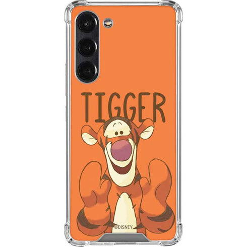 Disney Winnie the Pooh Tigget Portrait Galaxy S24 FE Clear Case