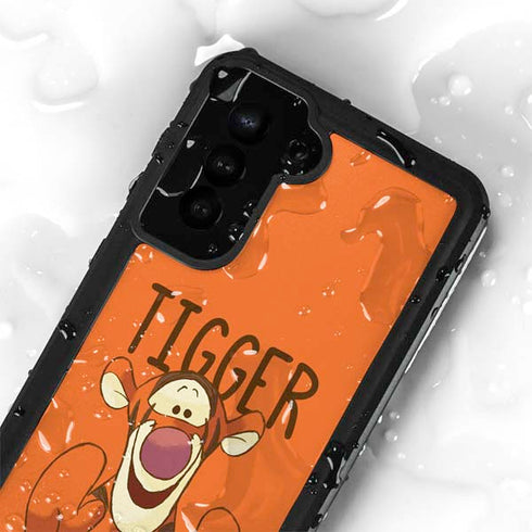 Disney Winnie the Pooh Tigget Portrait Galaxy S24 Plus Waterproof Case