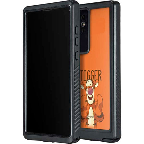Disney Winnie the Pooh Tigget Portrait Galaxy S24 Ultra Waterproof Case