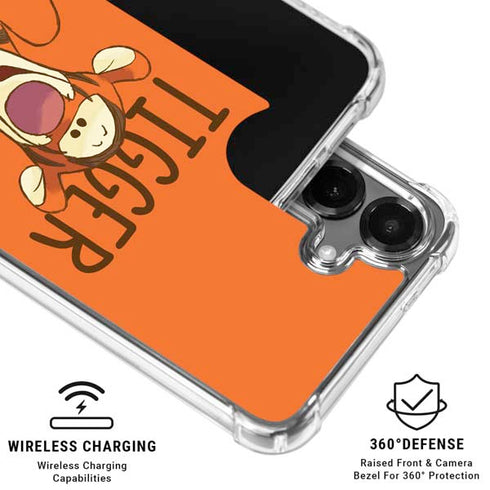 Disney Winnie the Pooh Tigget Portrait Galaxy S26 Plus Clear Case