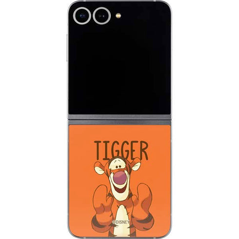 Disney Winnie the Pooh Tigget Portrait Galaxy Z Flip6 Skin